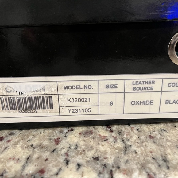 Calden Black Oxhide Men Shoes SIZE 9 Tall Men Shoes ( Add Height To Your Frame) - Picture 5 of 5